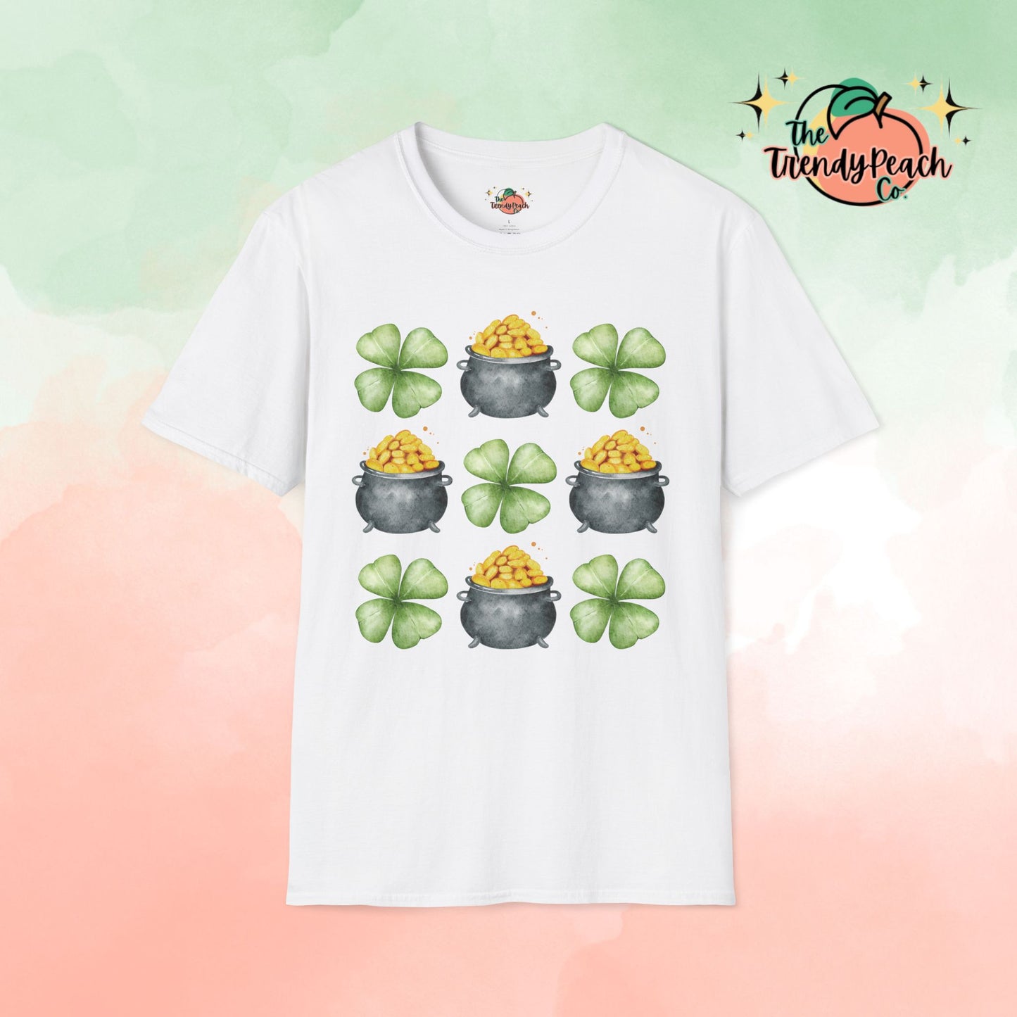 Shamrocks & Pots of Gold St. Patrick's Day Graphic Tee