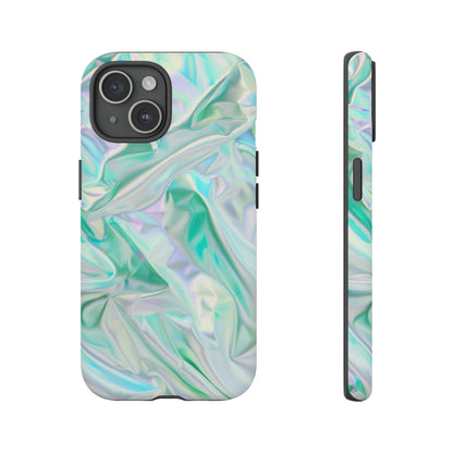 Blue Pastel Hologram Dual Layer Phone Case