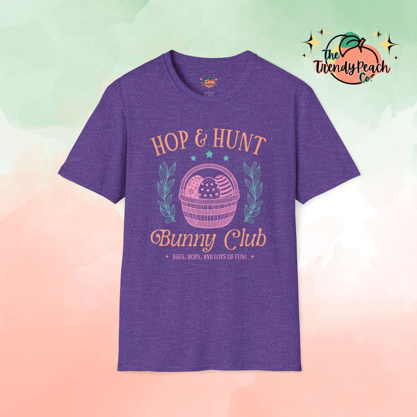 Hop & Hunt Bunny Club Easter Graphic Tee