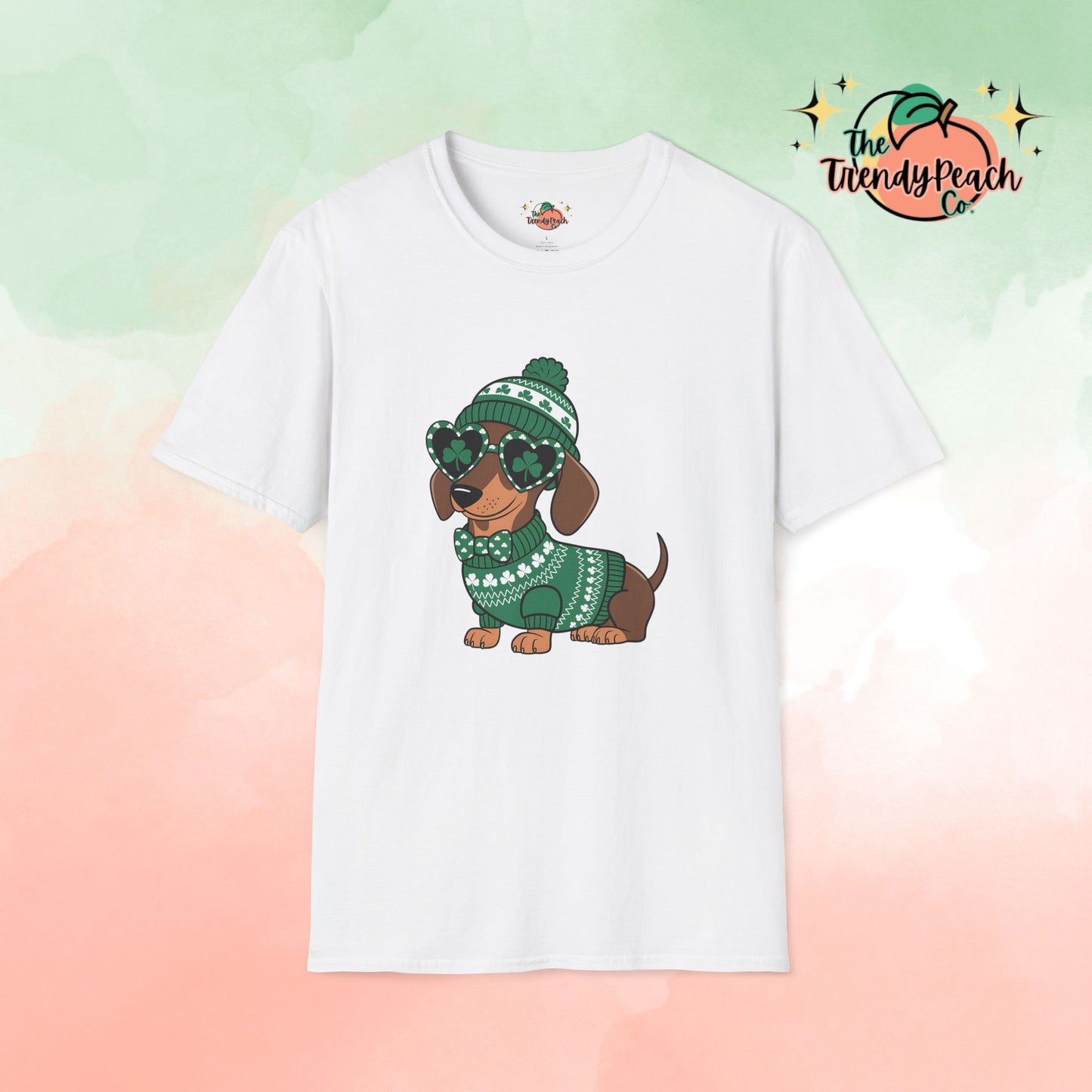 Lucky Dachshund St. Patrick's Day Graphic Tee