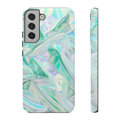 Blue Pastel Hologram Dual Layer Phone Case