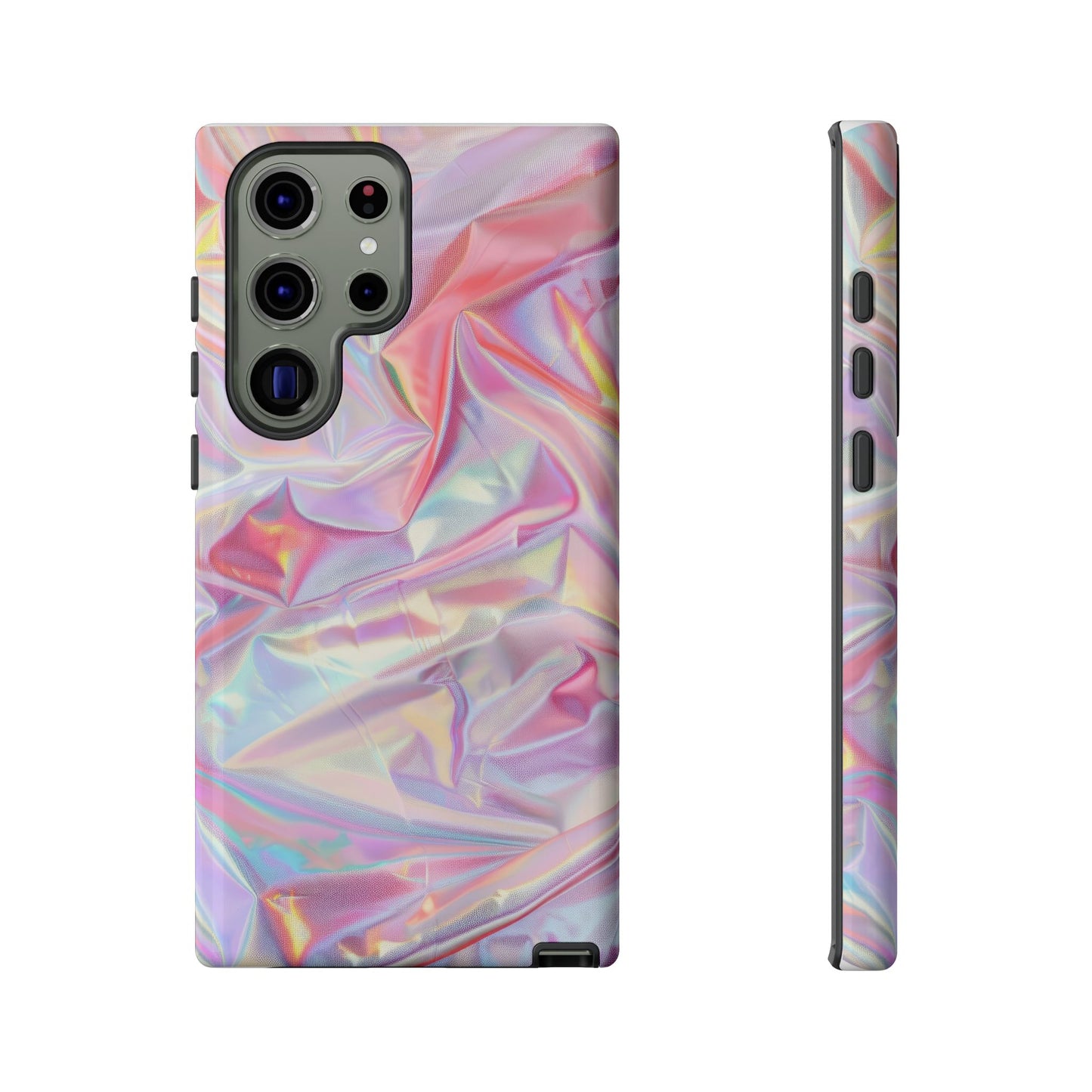 Multicolor Pastel Hologram Dual Layer Phone Case