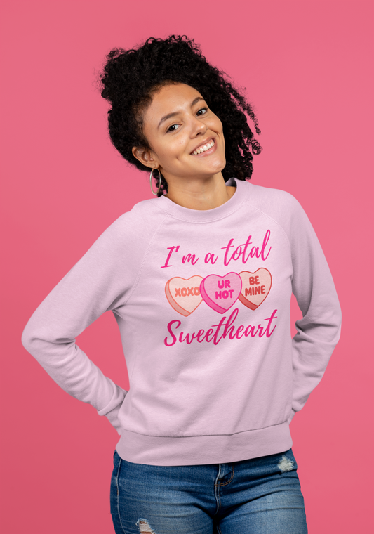 Total Sweetheart Candy Valentine's Day Crewneck Sweatshirt