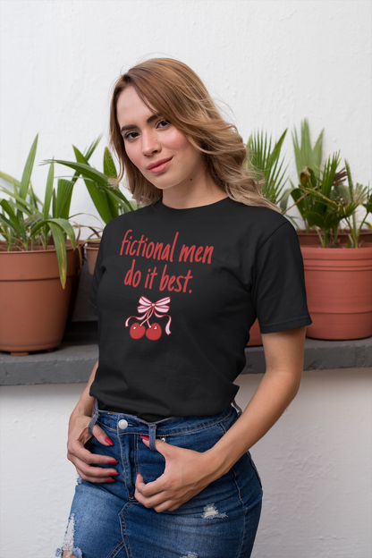 Fictional Men Do It Best Cherry Graphic Tee