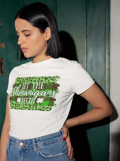 Let The Shenanigans Begin St. Patrick's Day Graphic Tee