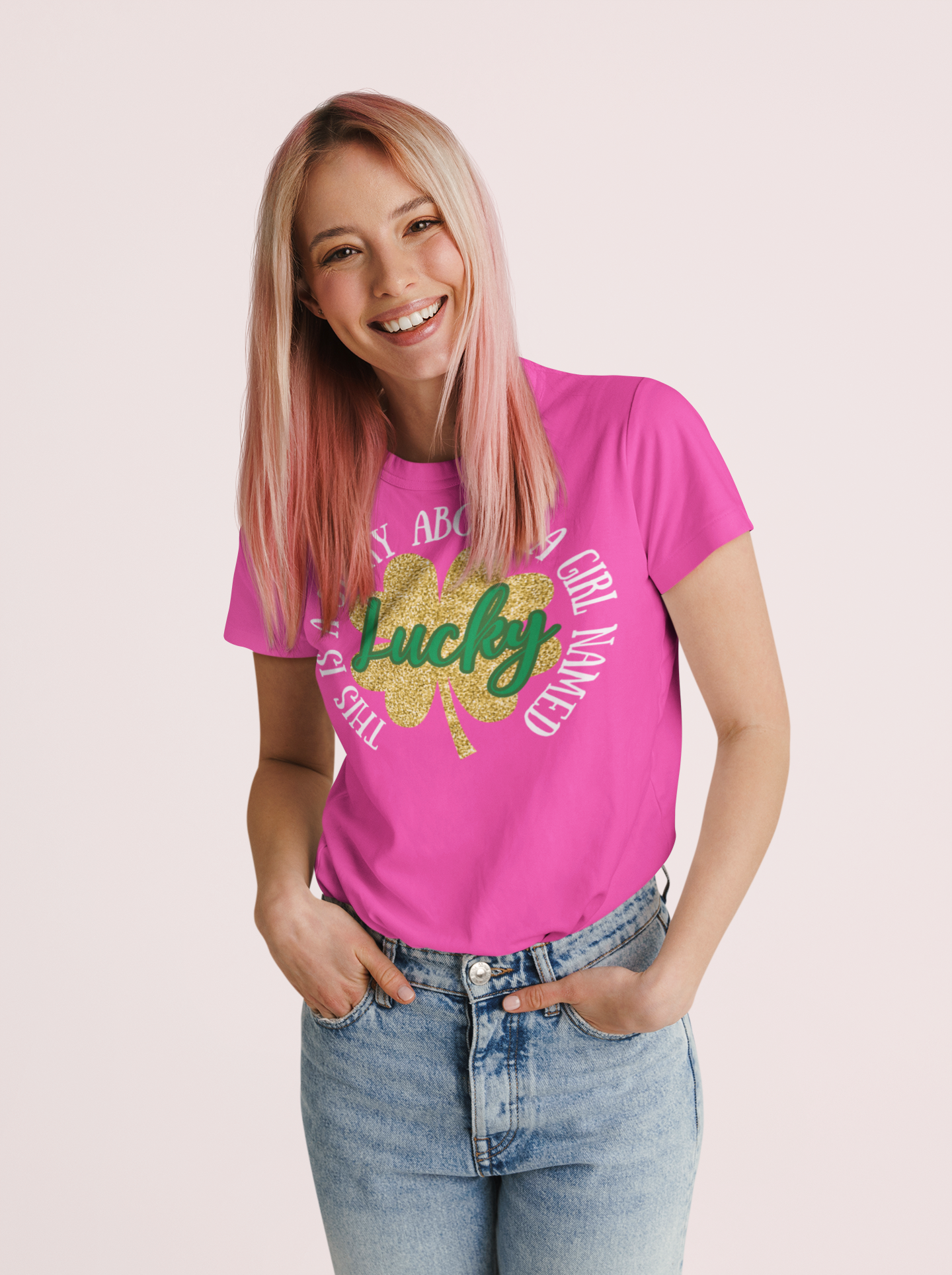 This Is A Story About A Girl Named Lucky Britney-Inspired St. Patrick's Day Graphic Tee