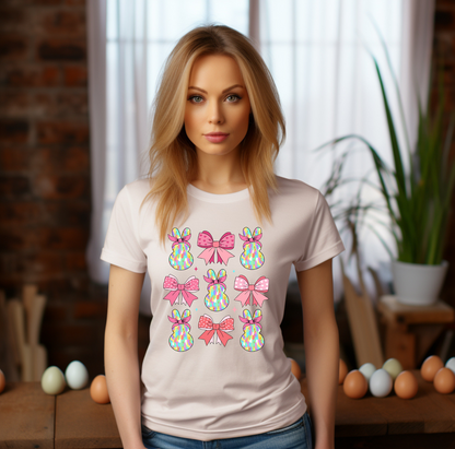 Bunnies & Bows Easter Graphic Tee