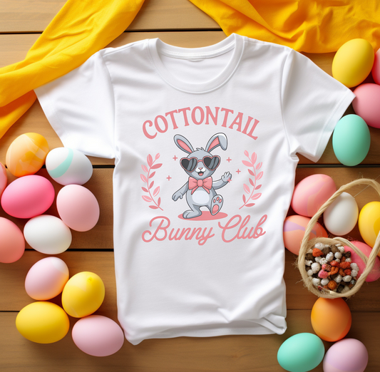 Cottontail Bunny Club Easter Graphic Tee