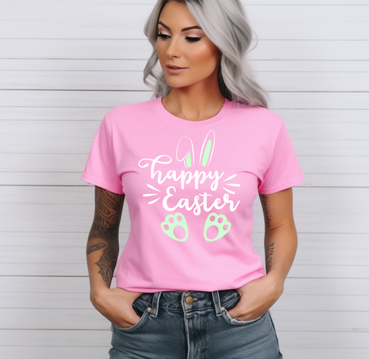 Bunny Happy Easter Graphic Tee