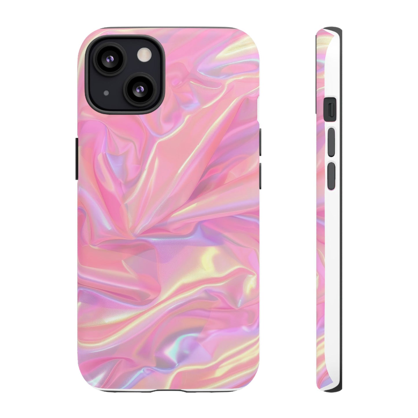 Pink Pastel Hologram Dual Layer Phone Case