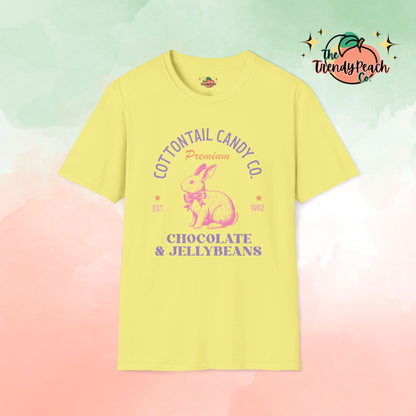 Cottontail Candy Co. Chocolates & Jellybeans Easter Graphic Tee