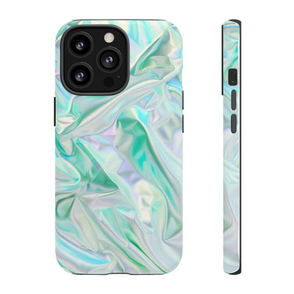 Blue Pastel Hologram Dual Layer Phone Case