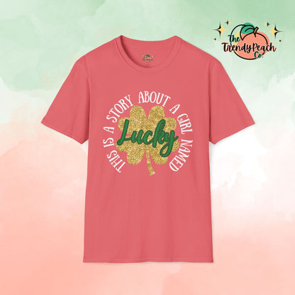 This Is A Story About A Girl Named Lucky Britney-Inspired St. Patrick's Day Graphic Tee