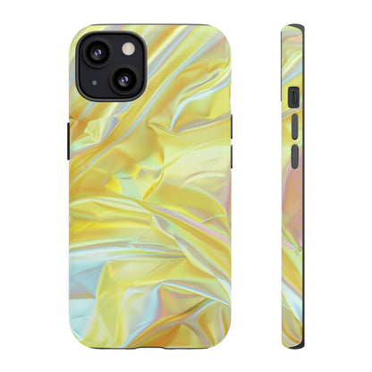 Yellow Pastel Hologram Dual Layer Phone Case