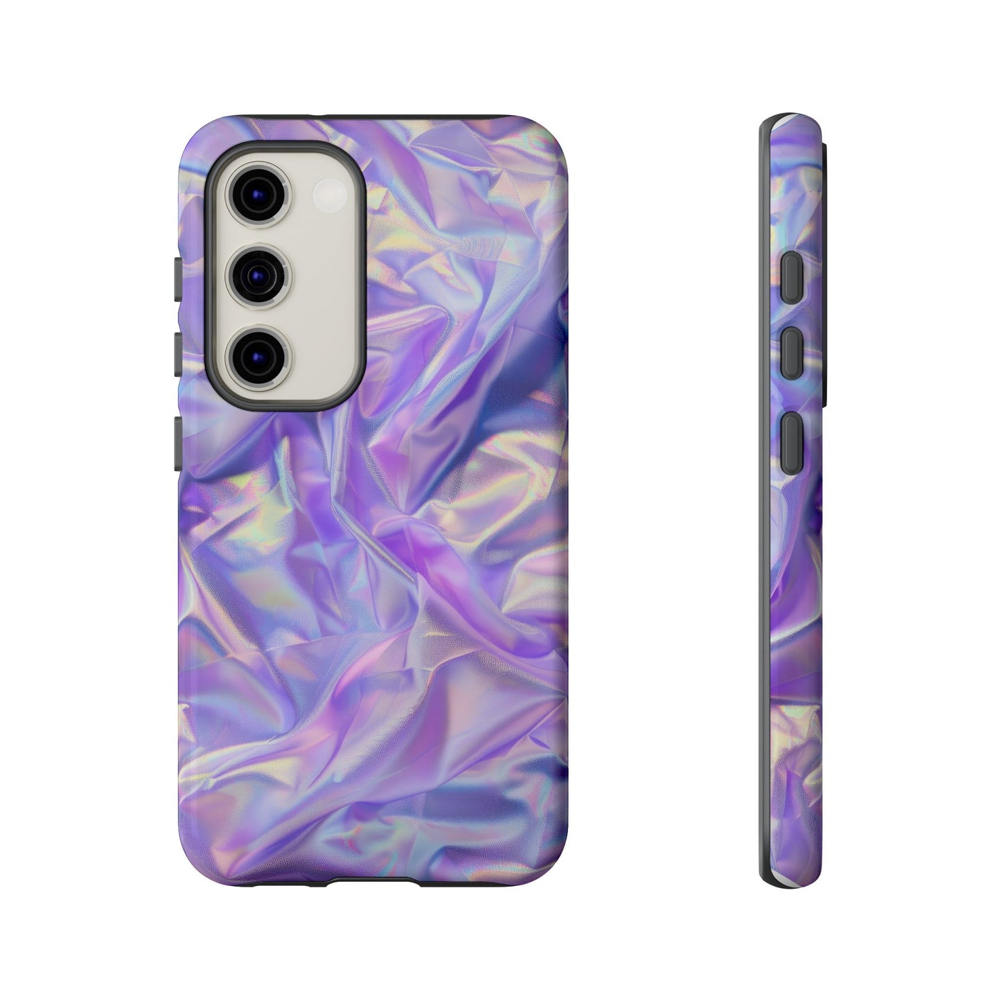 Purple Pastel Hologram Dual Layer Phone Case