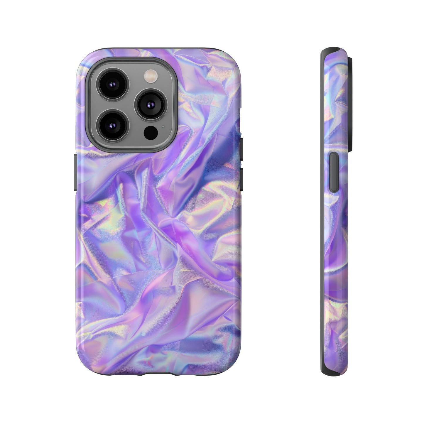 Purple Pastel Hologram Dual Layer Phone Case