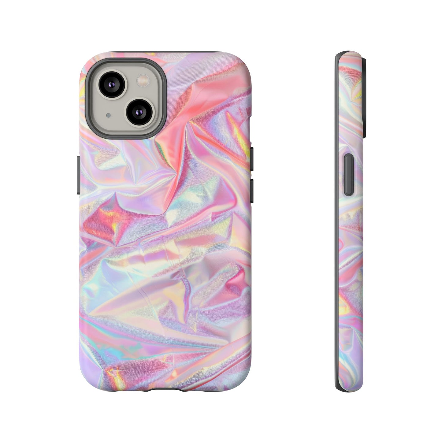 Multicolor Pastel Hologram Dual Layer Phone Case