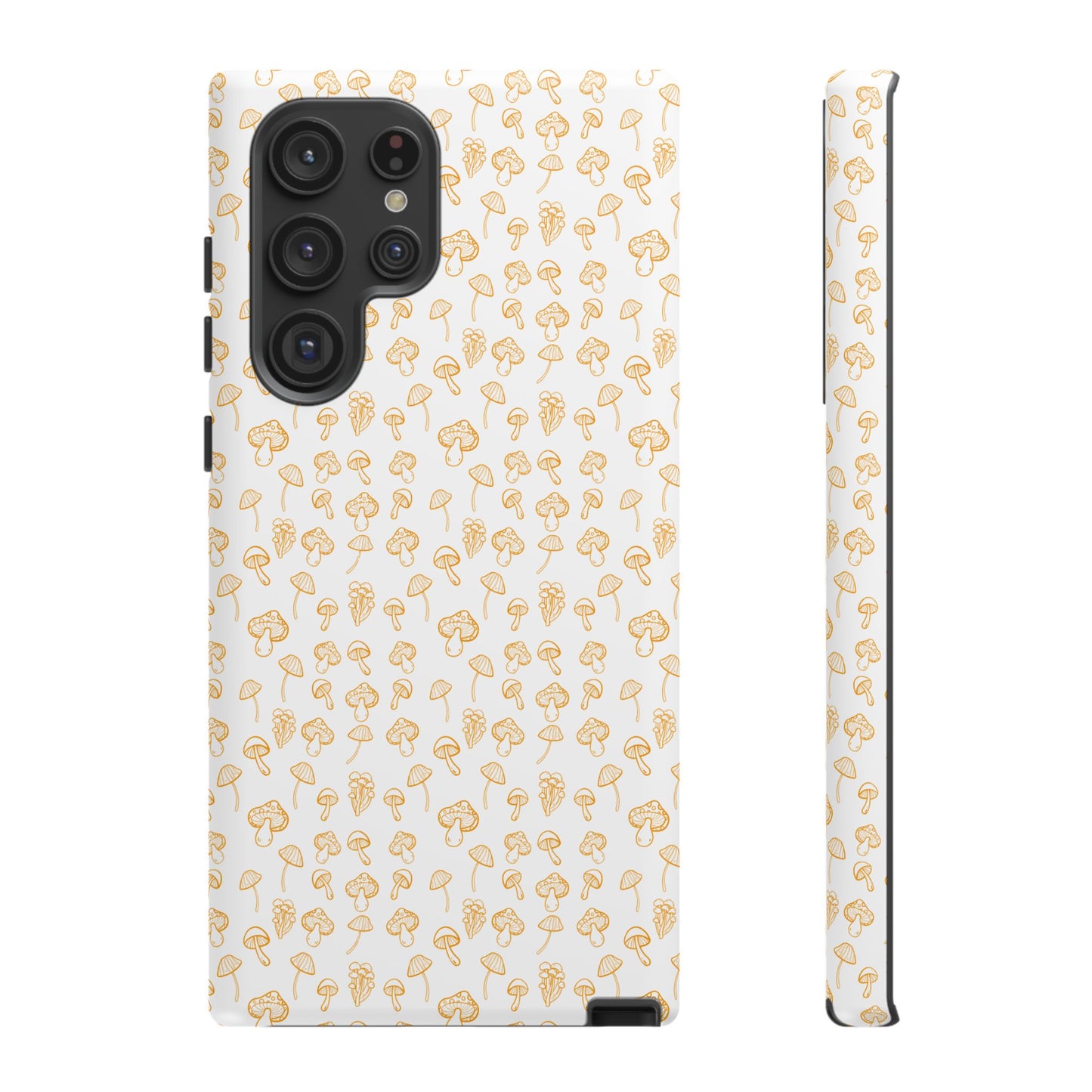 Orange Mushroom Variety Dual Layer Phone Case