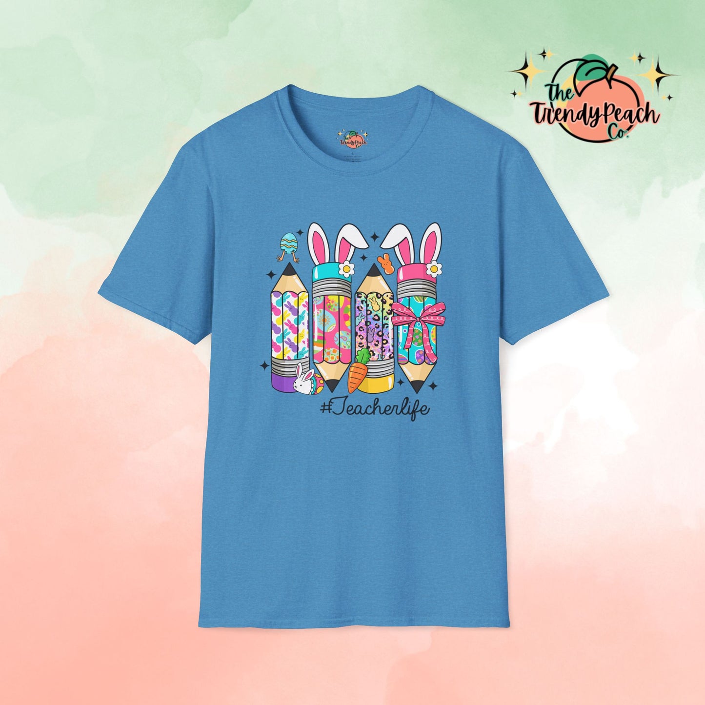 Easter Pencils Teacher Life Easter Graphic Tee