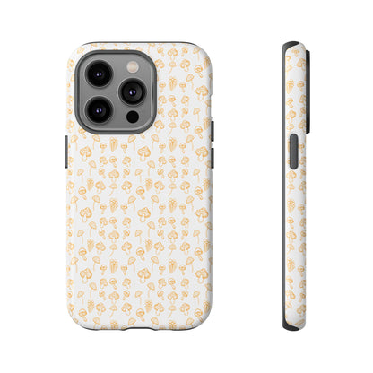 Orange Mushroom Variety Dual Layer Phone Case