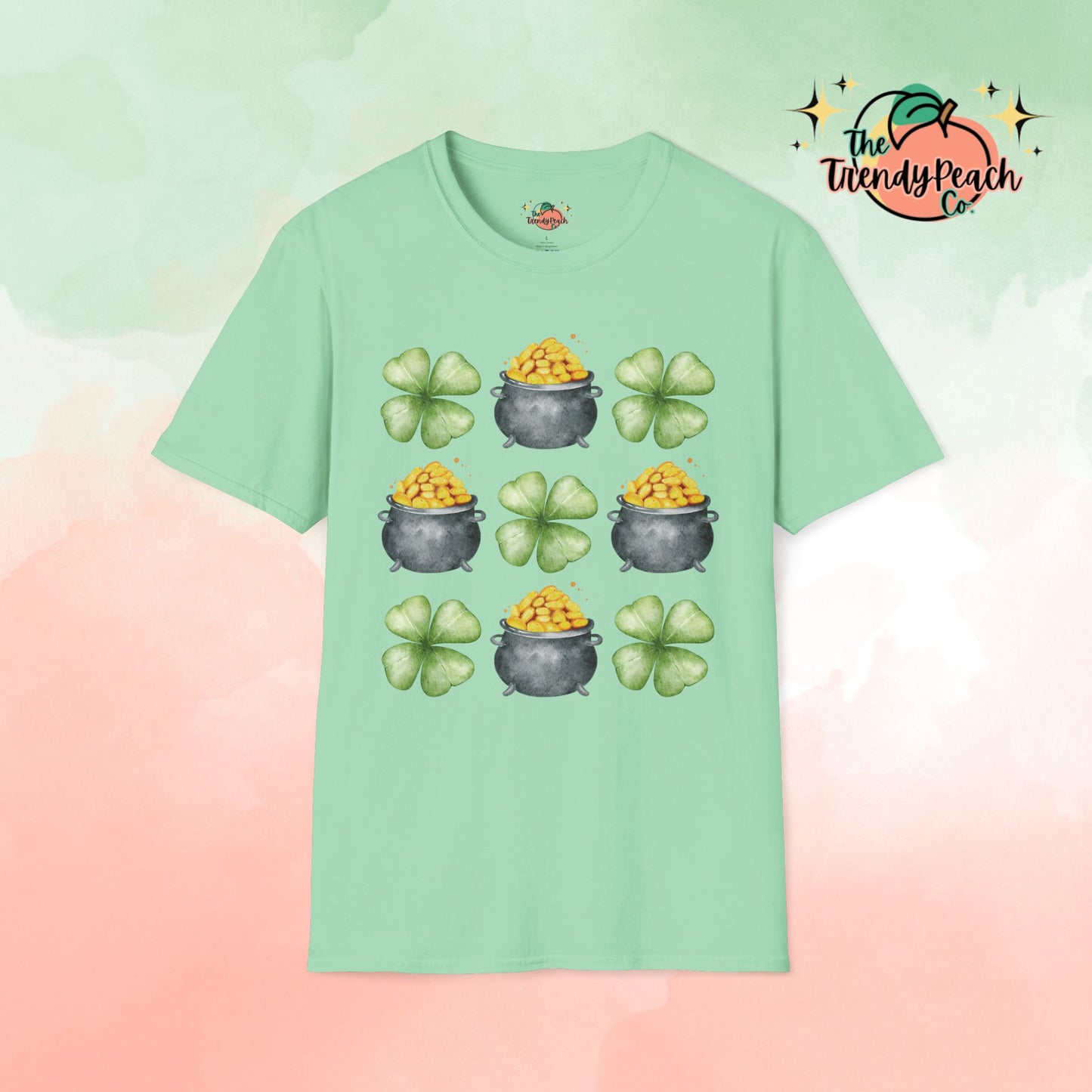 Shamrocks & Pots of Gold St. Patrick's Day Graphic Tee