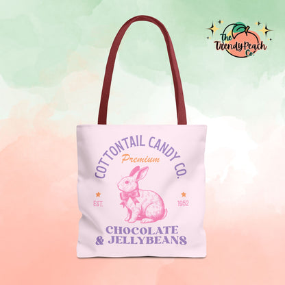 Cottontail Candy Co. Bunny Easter Tote Bag