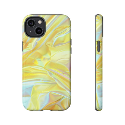 Yellow Pastel Hologram Dual Layer Phone Case