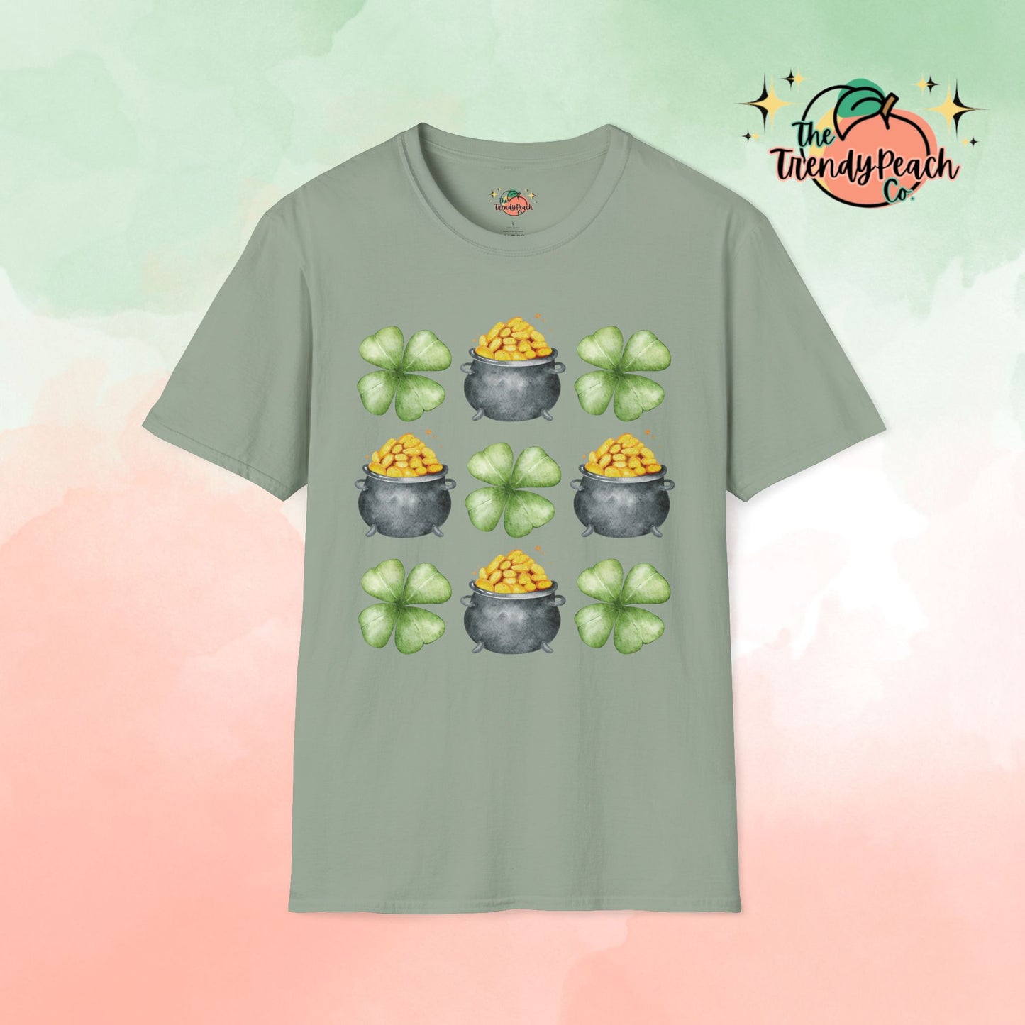 Shamrocks & Pots of Gold St. Patrick's Day Graphic Tee