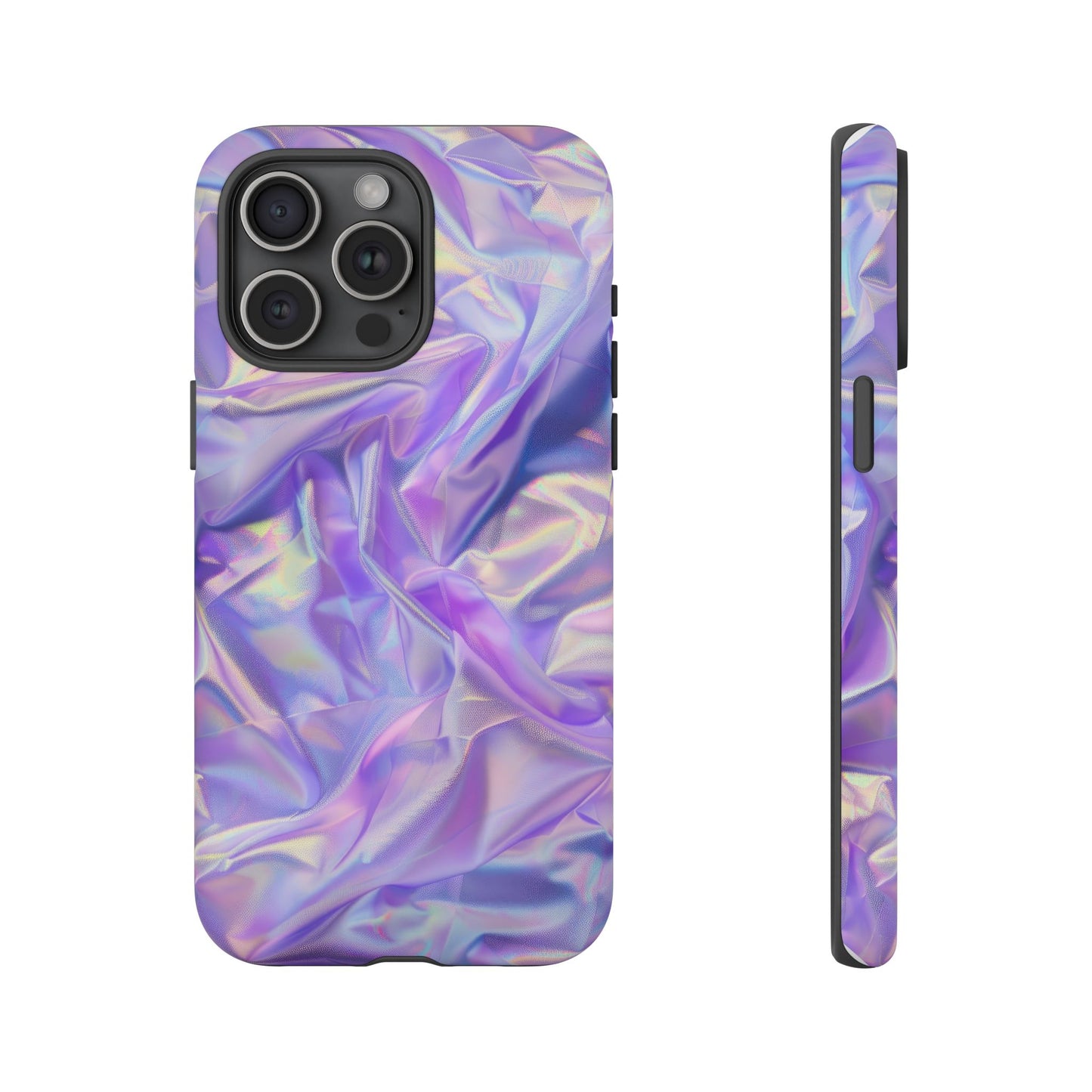 Purple Pastel Hologram Dual Layer Phone Case