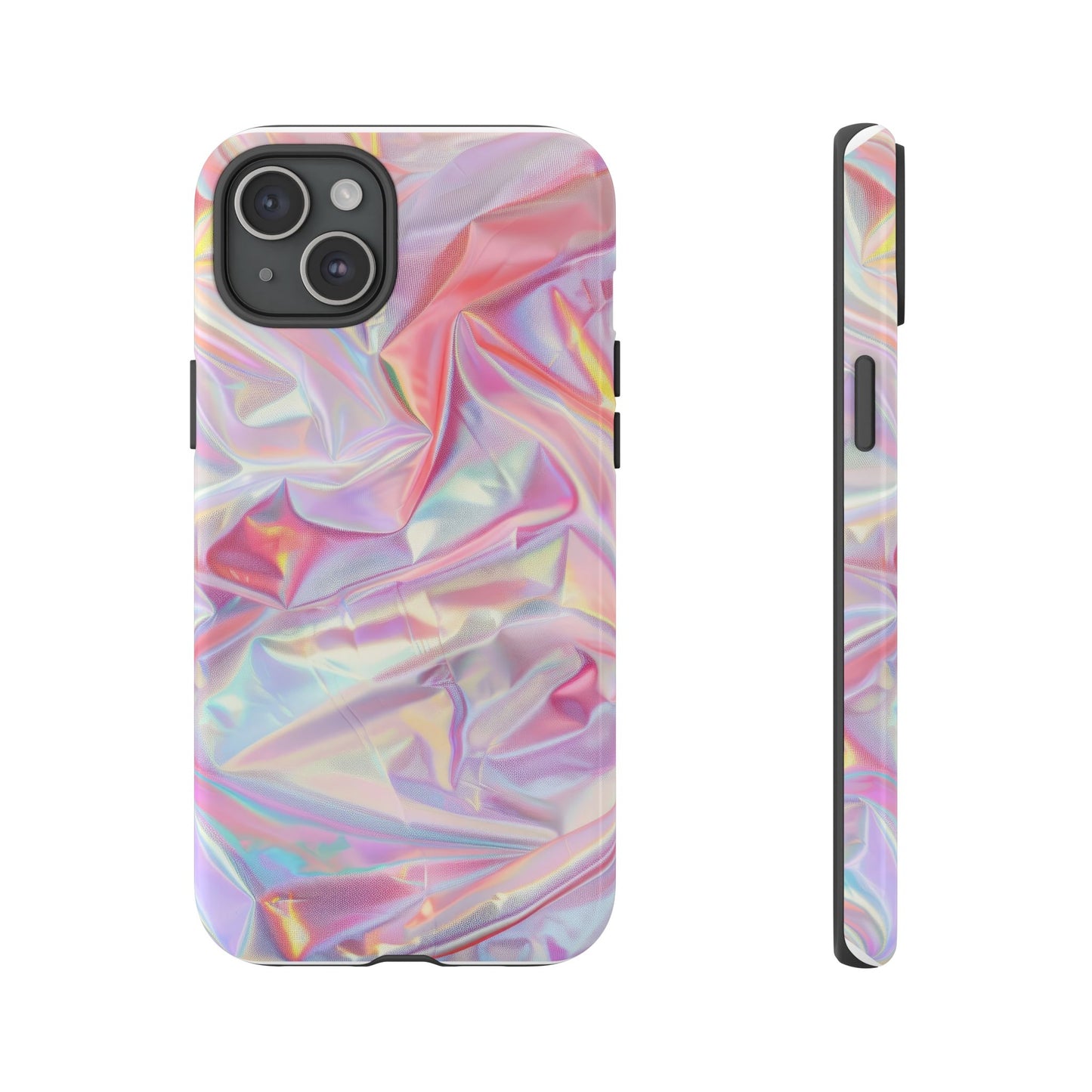 Multicolor Pastel Hologram Dual Layer Phone Case