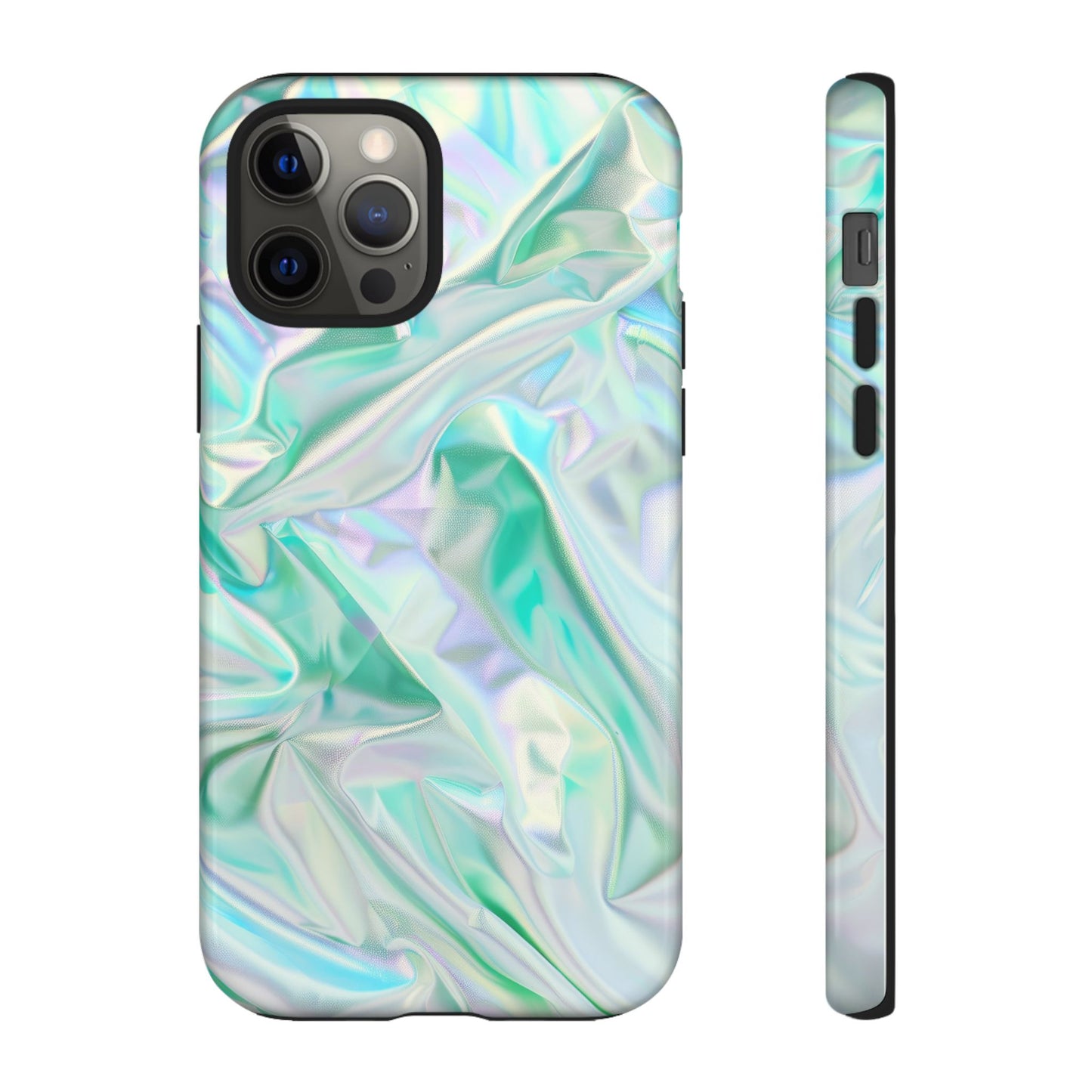 Blue Pastel Hologram Dual Layer Phone Case