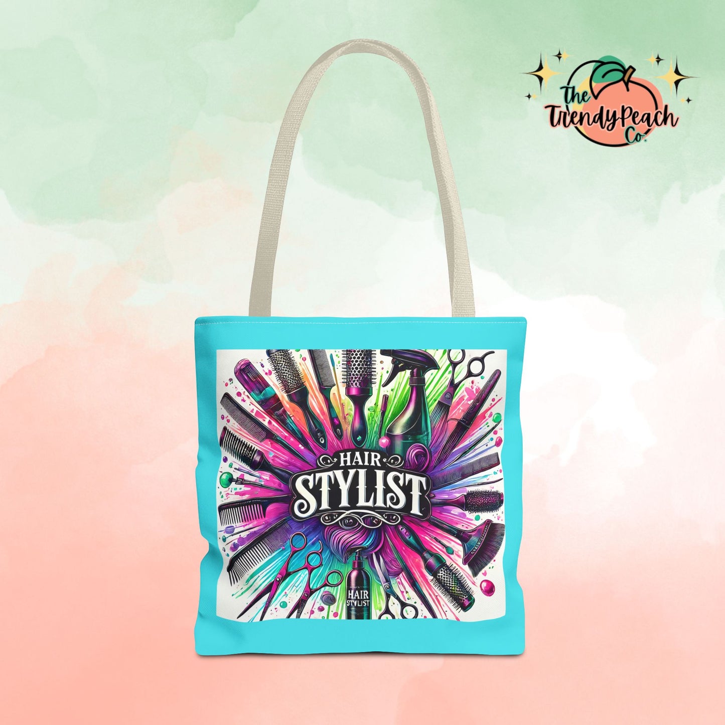 Hairstylist Rainbow Tote Bag