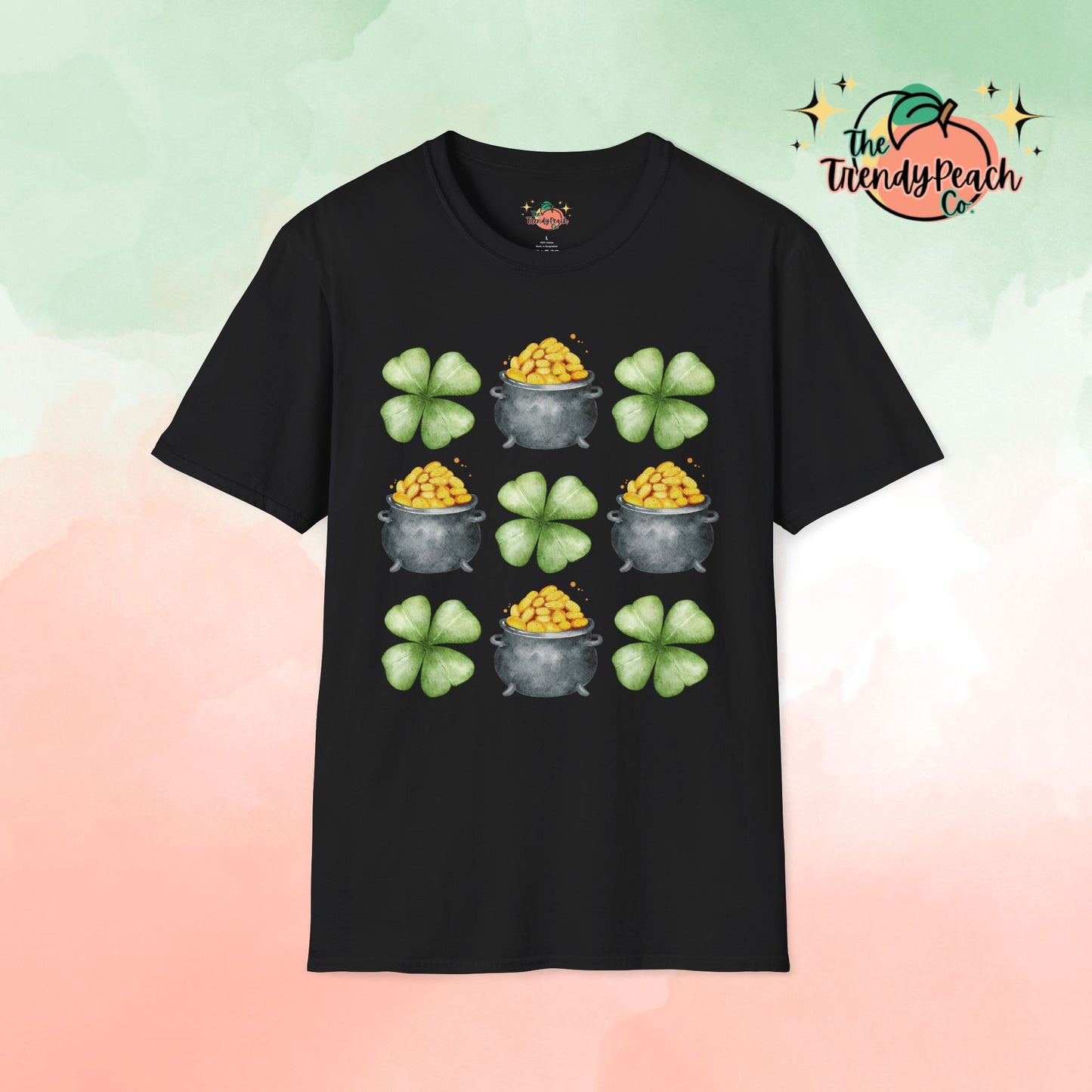 Shamrocks & Pots of Gold St. Patrick's Day Graphic Tee