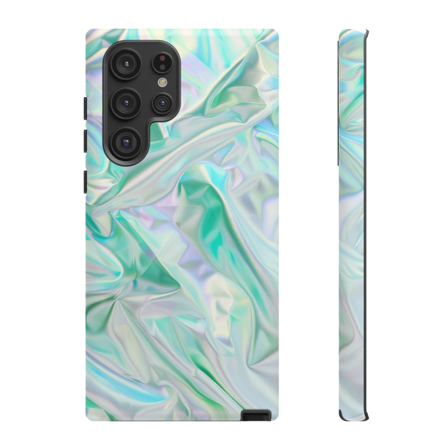 Blue Pastel Hologram Dual Layer Phone Case