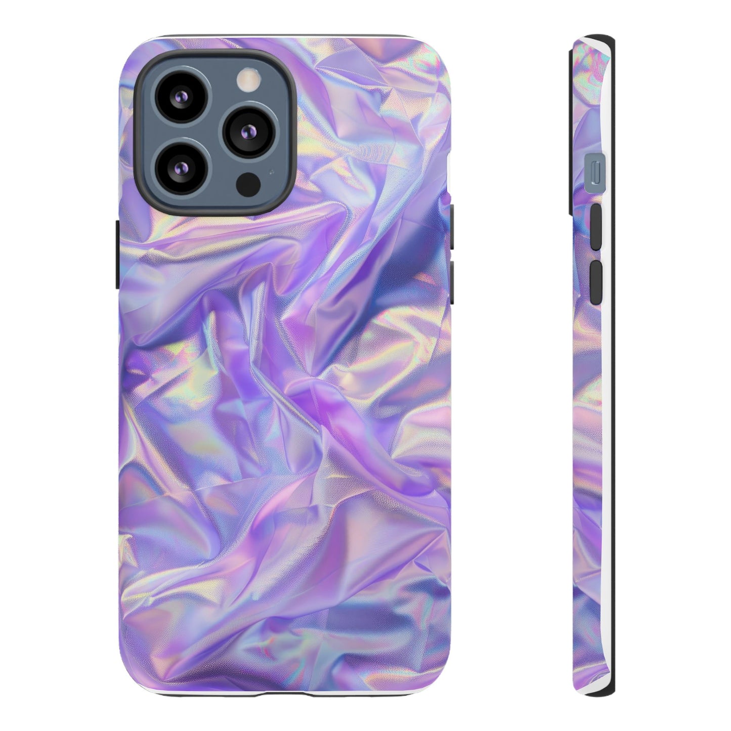 Purple Pastel Hologram Dual Layer Phone Case