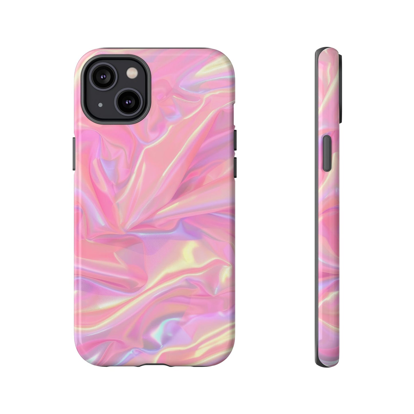 Pink Pastel Hologram Dual Layer Phone Case