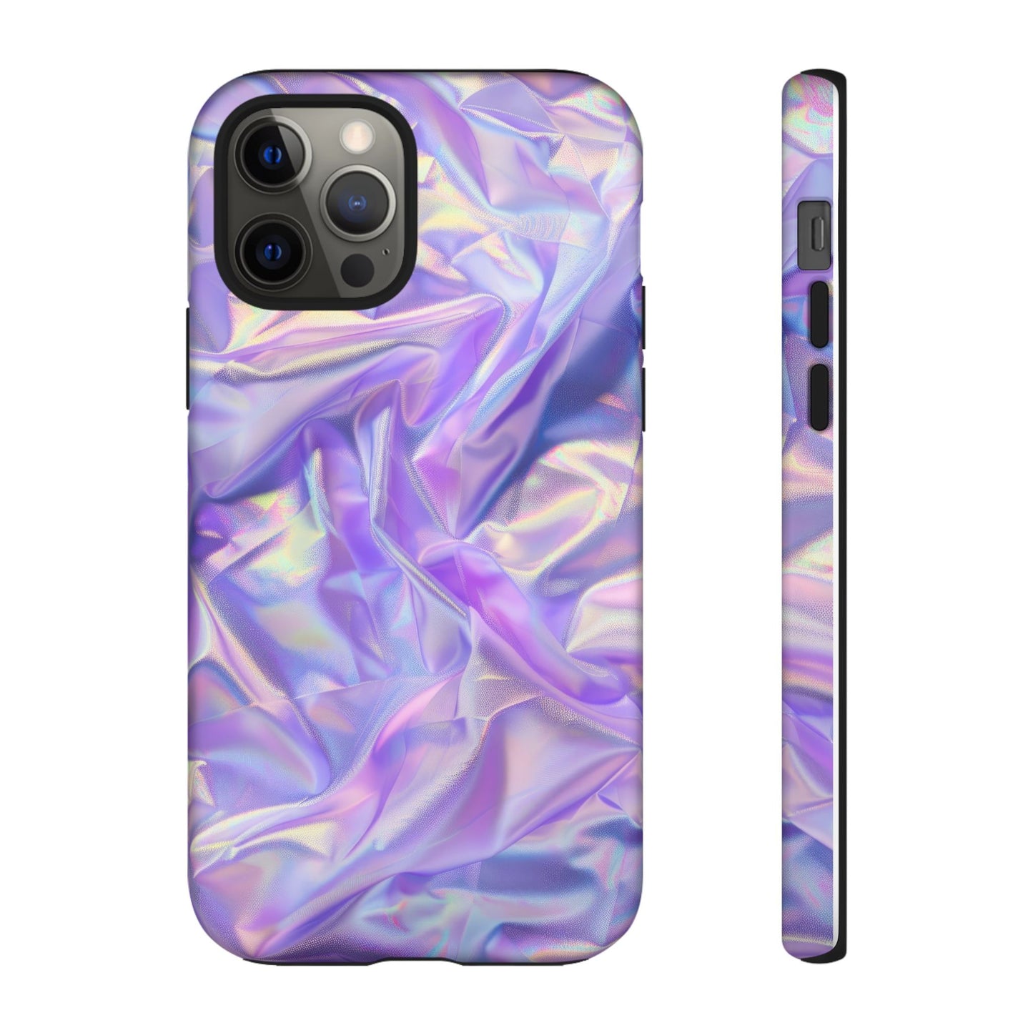 Purple Pastel Hologram Dual Layer Phone Case