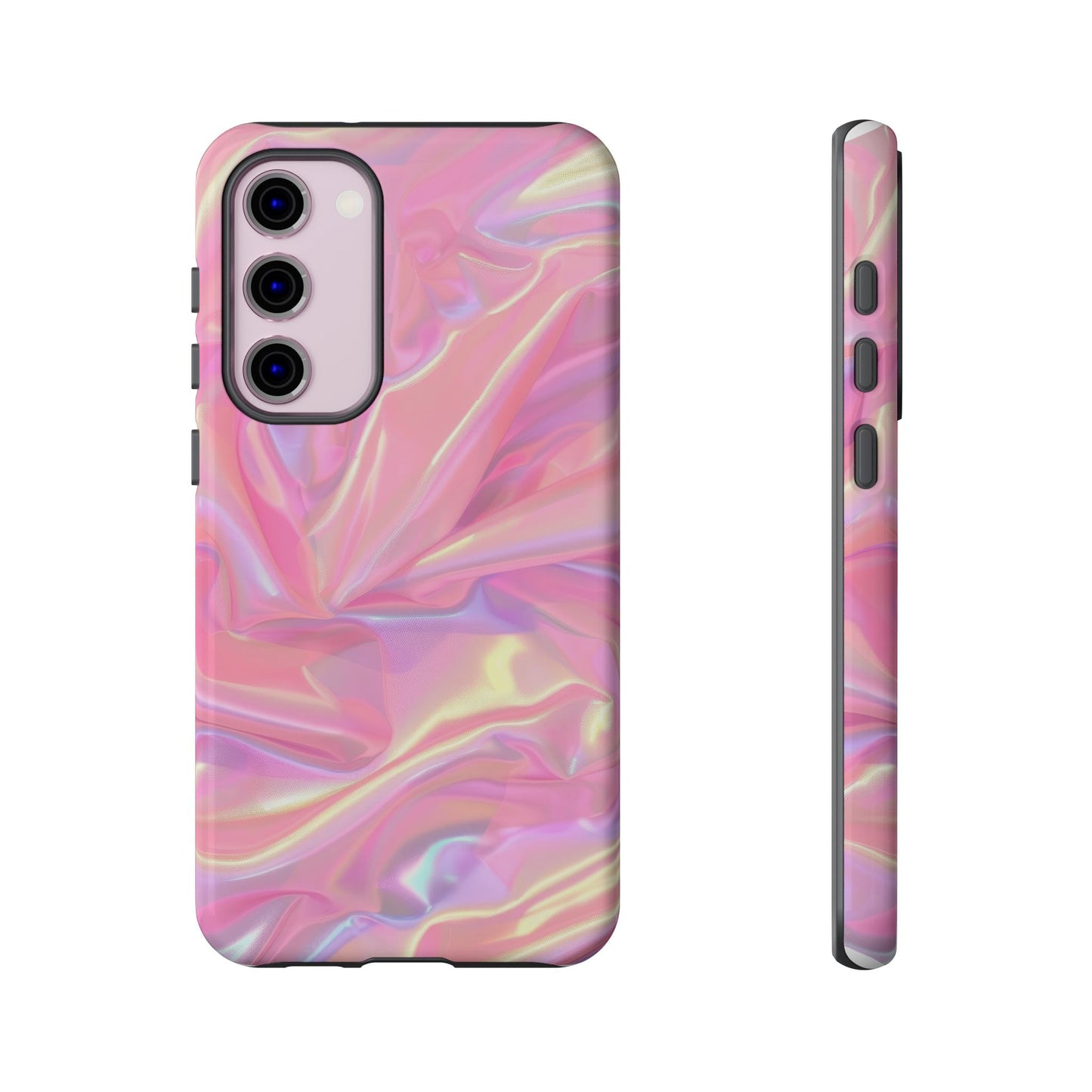 Pink Pastel Hologram Dual Layer Phone Case