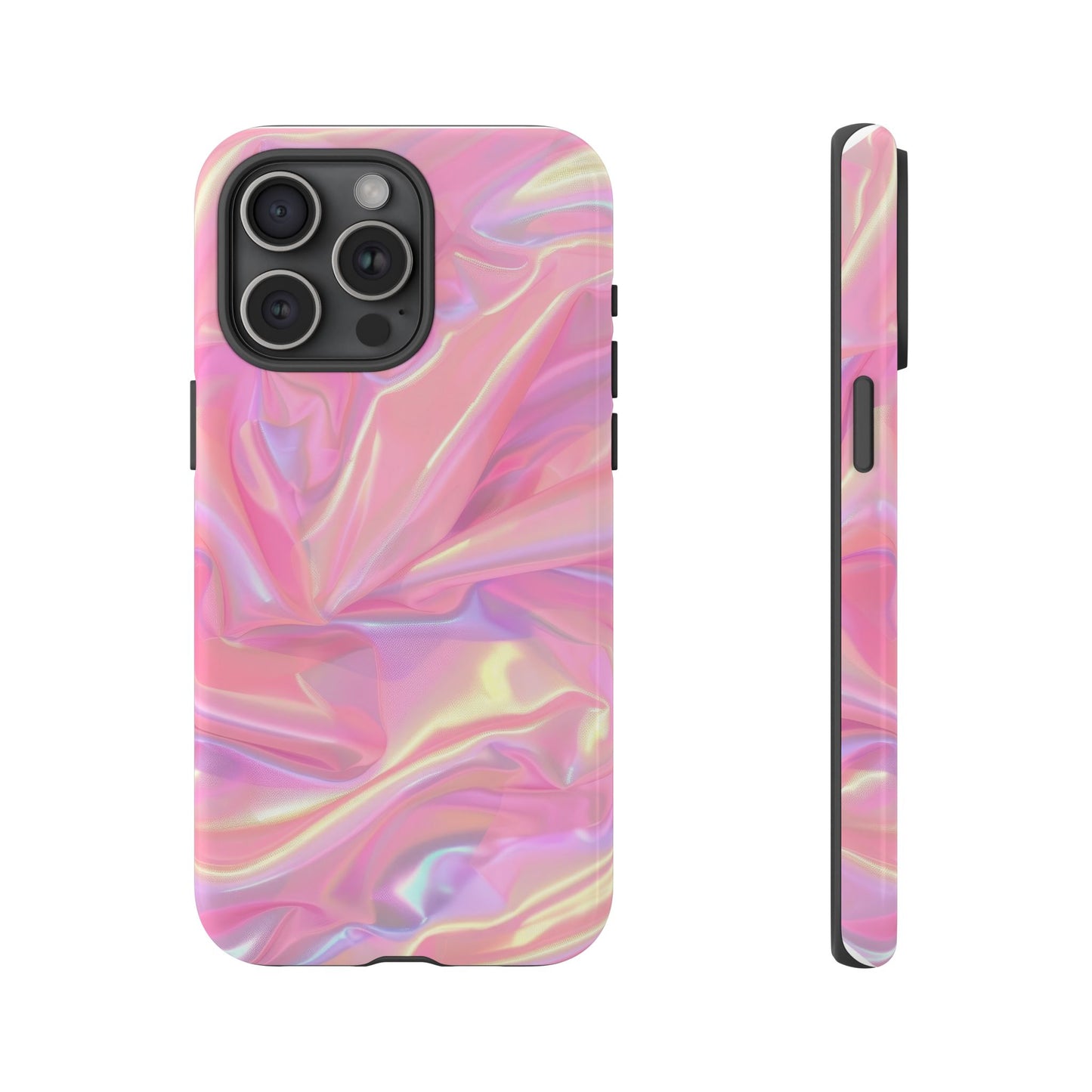 Pink Pastel Hologram Dual Layer Phone Case