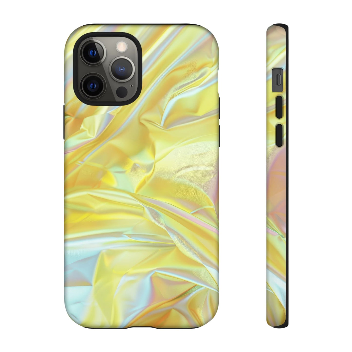 Yellow Pastel Hologram Dual Layer Phone Case