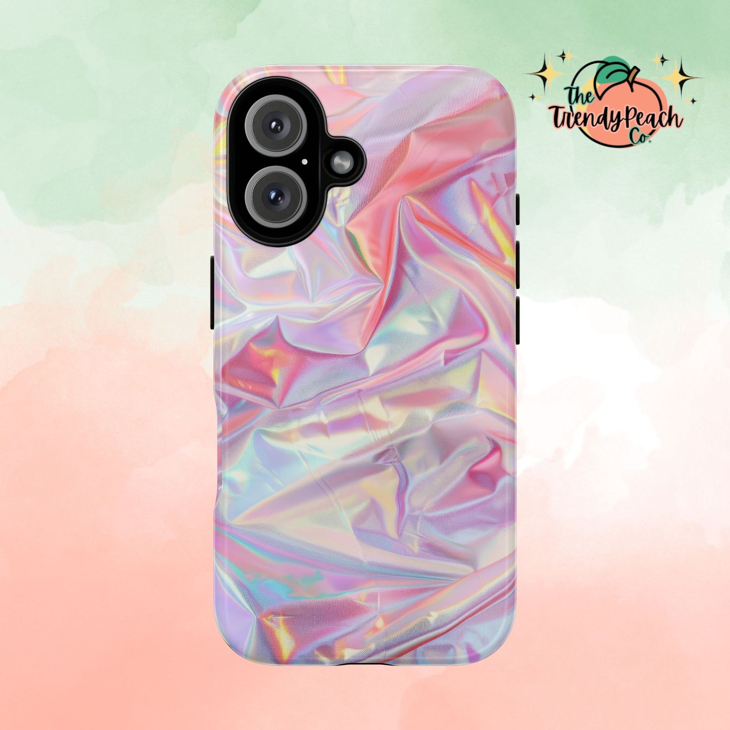 Multicolor Pastel Hologram Dual Layer Phone Case