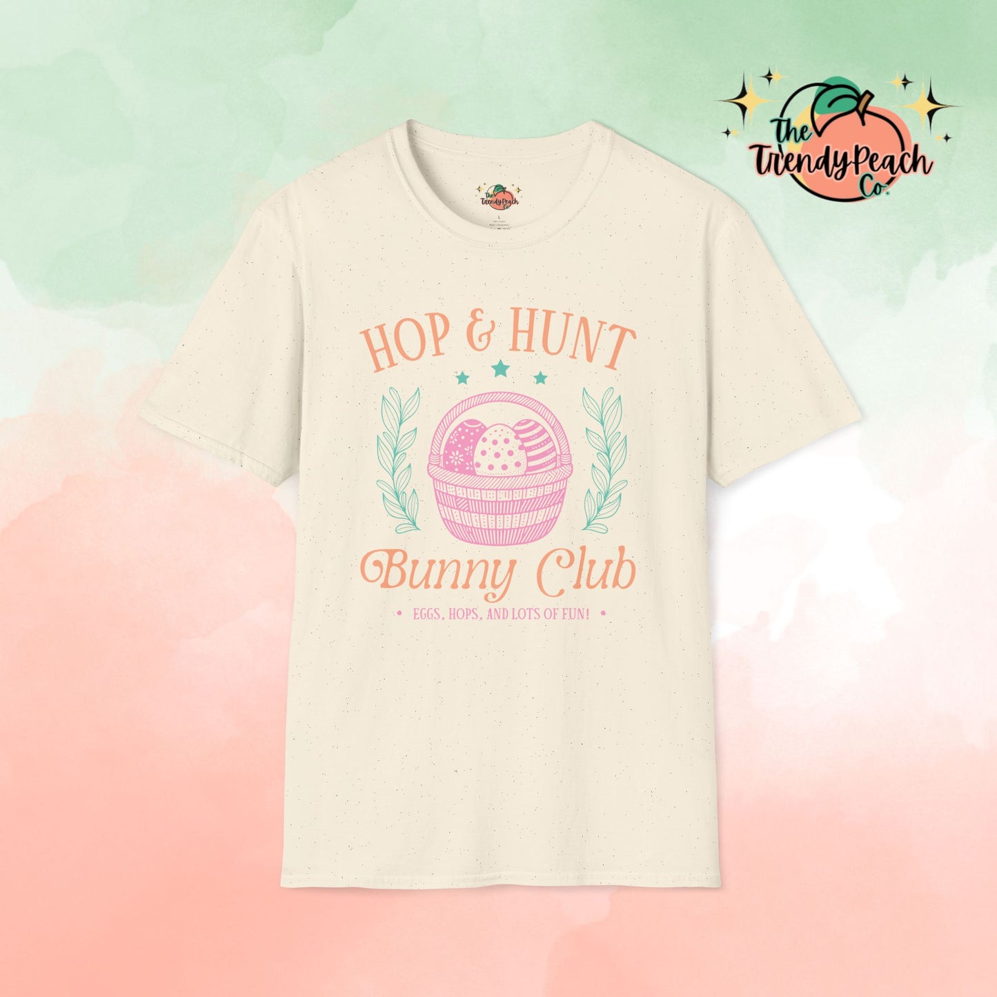 Hop & Hunt Bunny Club Easter Graphic Tee