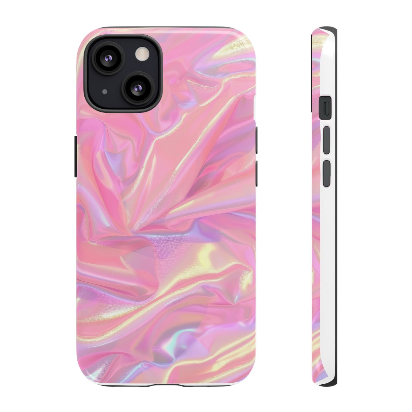 Pink Pastel Hologram Dual Layer Phone Case