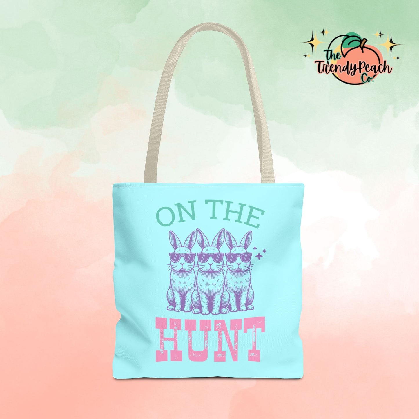 On The Hunt Bunny Easter Tote Bag