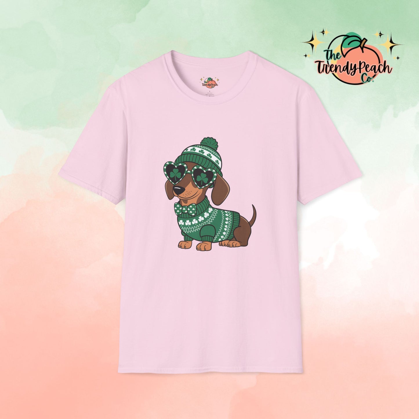 Lucky Dachshund St. Patrick's Day Graphic Tee