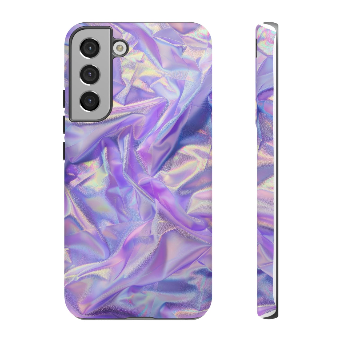 Purple Pastel Hologram Dual Layer Phone Case