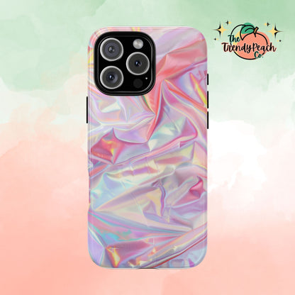 Multicolor Pastel Hologram Dual Layer Phone Case