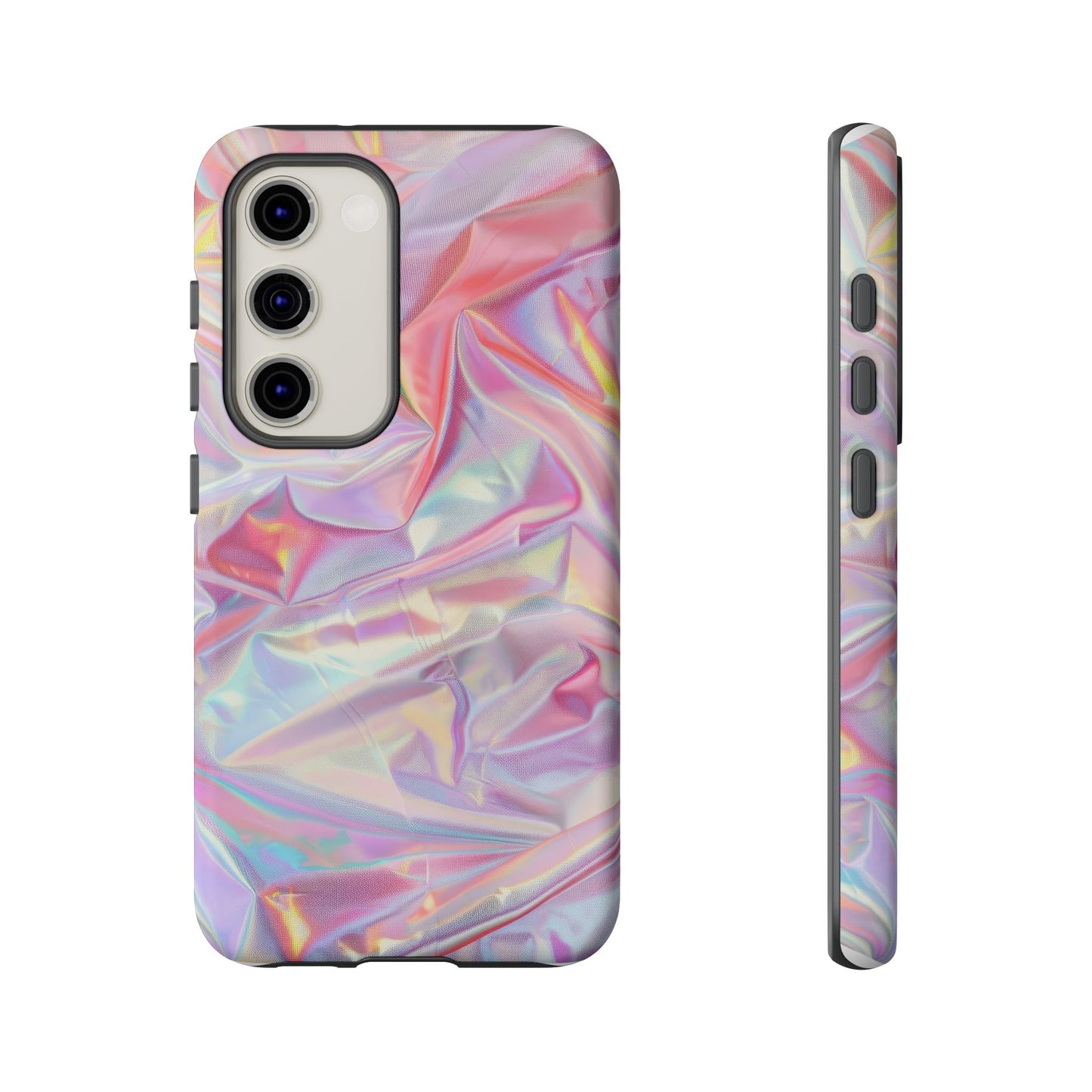 Multicolor Pastel Hologram Dual Layer Phone Case