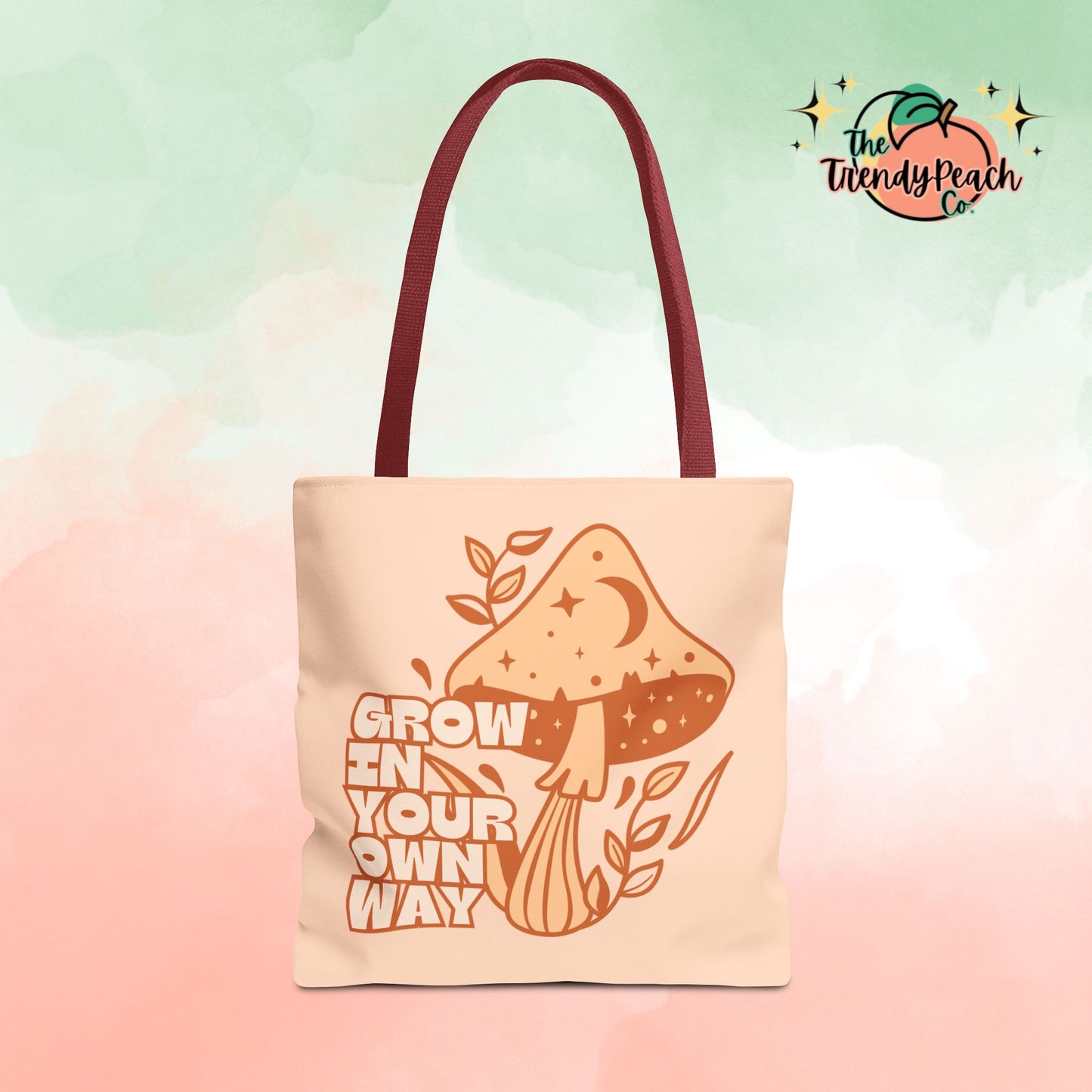 Grow In Your Own Way Mushroom Tote Bag