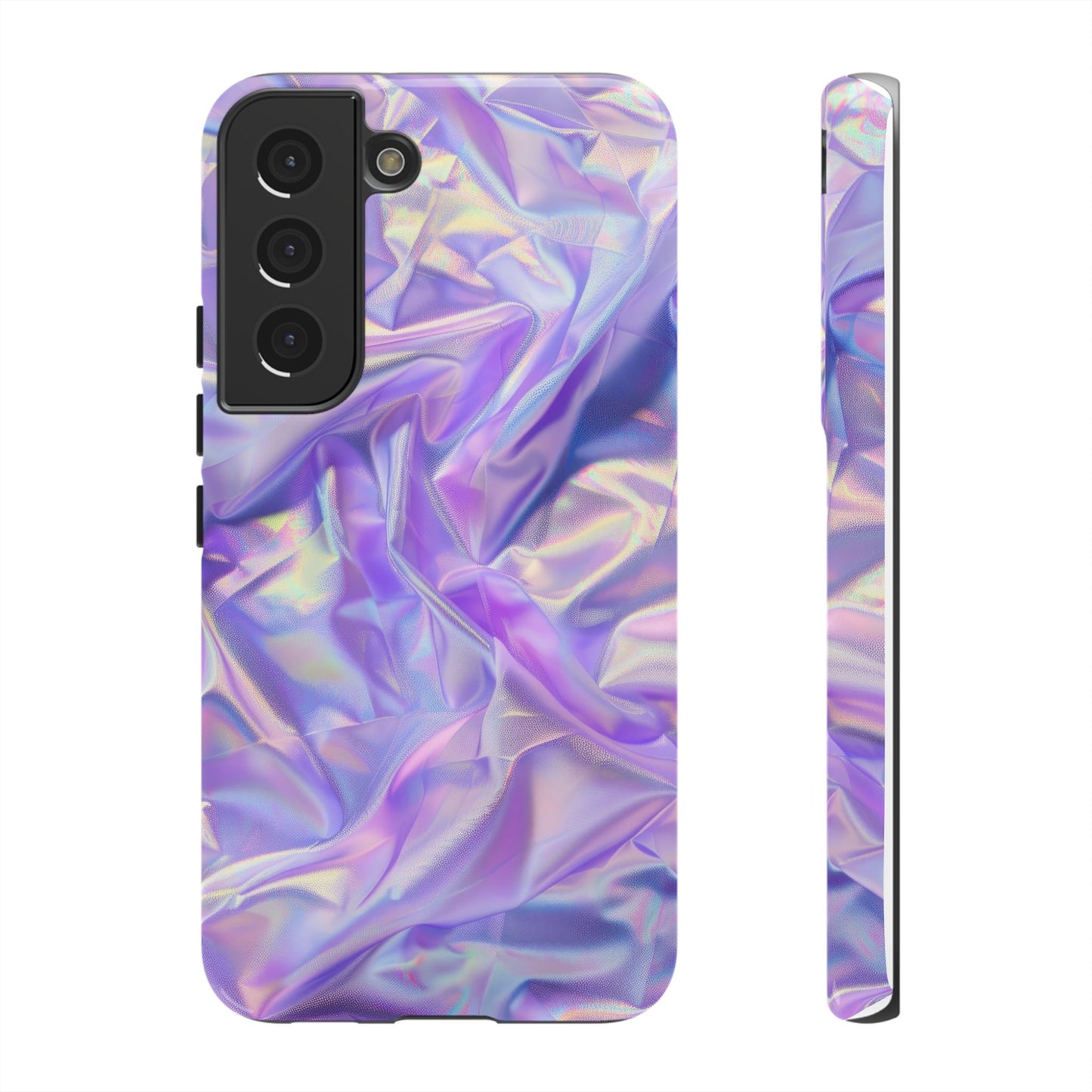 Purple Pastel Hologram Dual Layer Phone Case